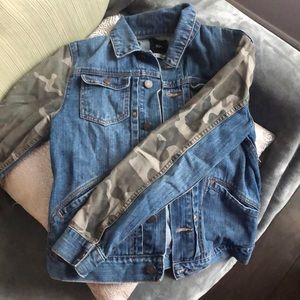 BDG denim/camo jacket